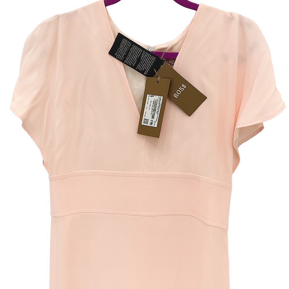 Boss Light Pink Midi Dress